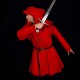 Medieval Houppelande gown / Livery coat for archer, Page, billman Hundred Years' War, War of the Roses, Companies of Ordinance